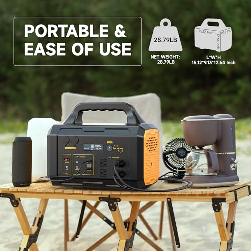 Estación de Energía Portátil 1000W 1024Wh, Generador Solar con Puertos AC/USB-C/DC, Batería de Respaldo para Emergencias en el Hogar, Camping, Viajes - Azul miniatura 4