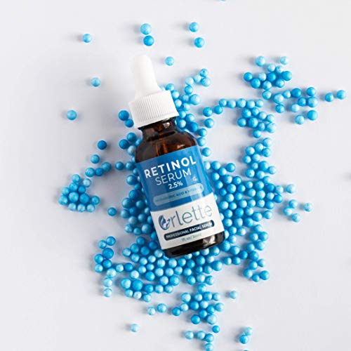 Orlette Retinol Serum For Face With Hyaluronic Acid - Resurfacing Retinoid Serum With Vitamin A-E, Medical Grade 2.5% Retinol Anti Wrinkle Facial Serum - Boost Collagen Reduce Fine Lines And Age Spots #TOP2
