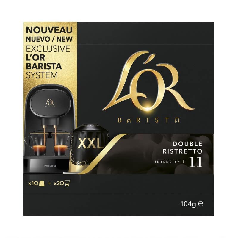 L'OR Barista Double Ristretto Caps X10 104G – Lote de 3 unidades – Se vende por lotes