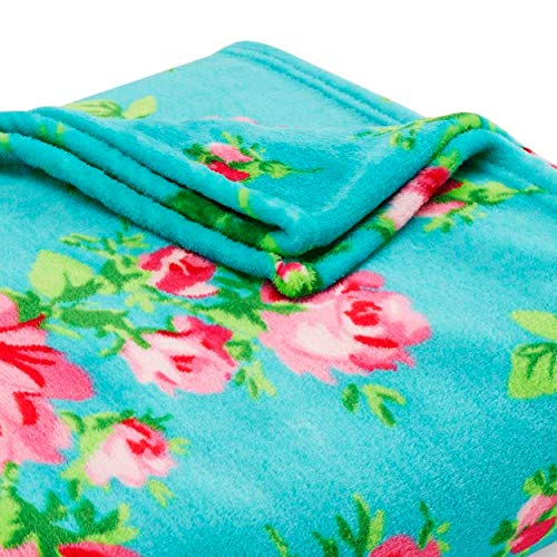 Image of Betsey Johnson - Blanket, Buttery-Soft Throw Blanket for Couch or Bed, Boldly Plush & Oversized Bedding (Bouquet Day, 50 inch x 70 inch)