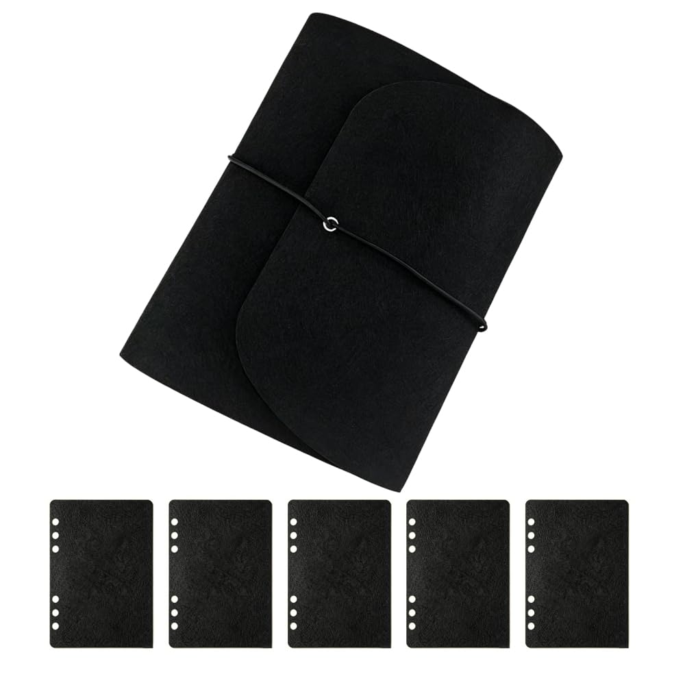 Enamel Pin Display Book, A5 Pin Collection Holder with 5 Felt Pages for Pins Brooches Badges Storage Organizer