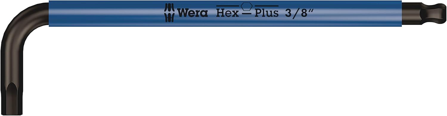 Wera 05022638001 Hex key for 950 SPKL 3"/8x224mm,Silver