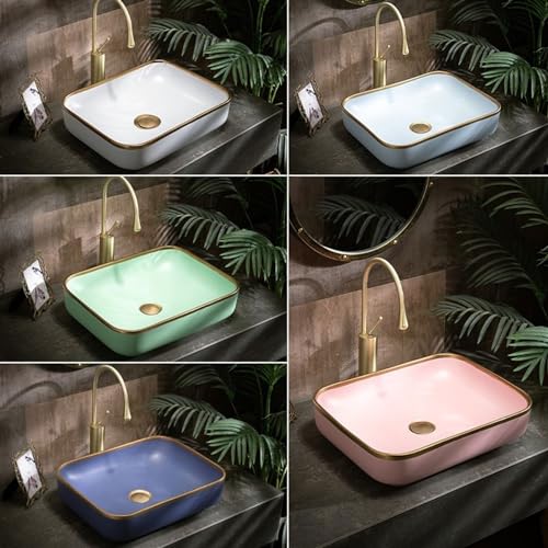 Lavabo de lujo ligero sobre encimera con estética minimalista premium 5