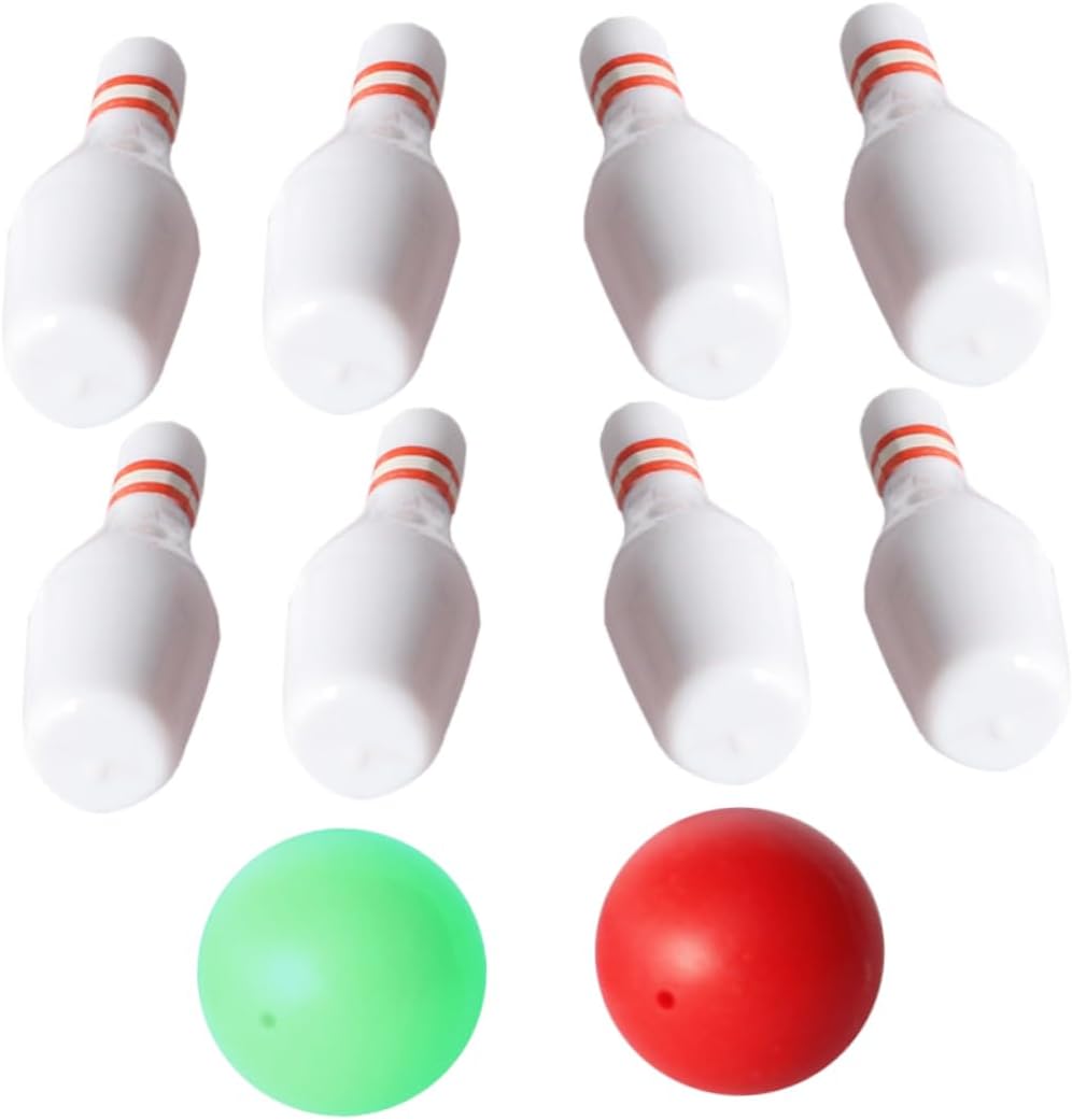 BESPORTBLE 2sets Miniature Bowling Pin Set Dollhouse Bowling Toy for Home Decor Family Entertainment Indoor Games and Parties image 9 of 9 B0F7H83KZM
