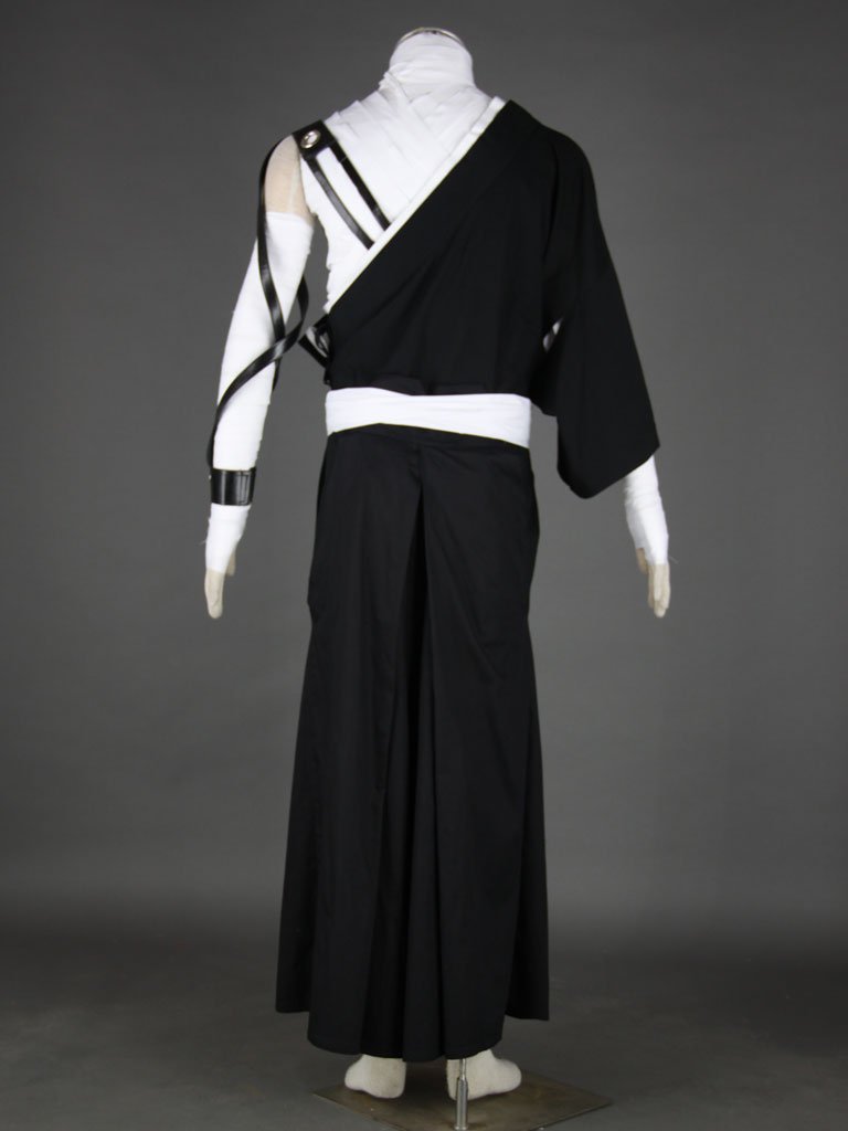 Taglia USA Anime Kurosaki Ichigo Cosplay Costumi Lungo Mantello kimono vestito