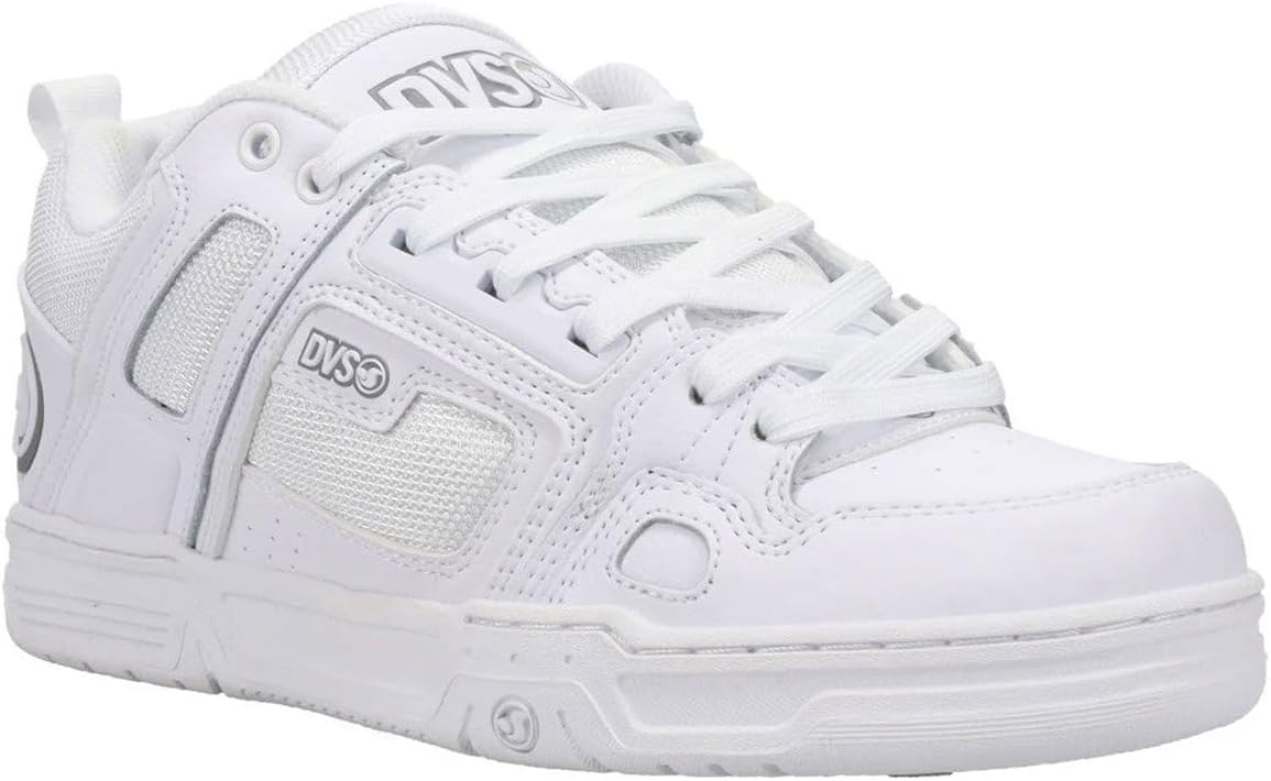 DVS Men's Skate Shoe, White, 13