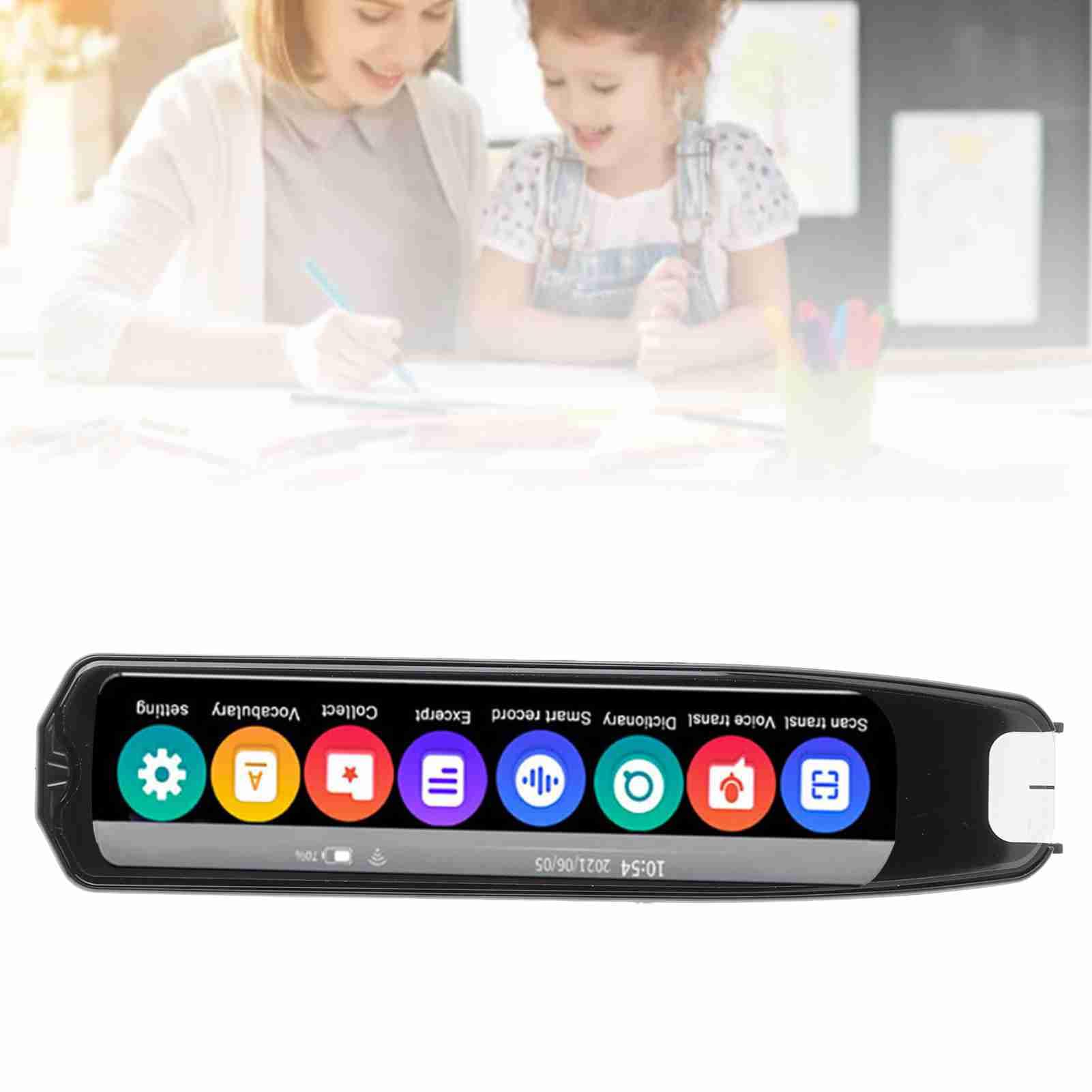 Bolígrafo Traductor Inteligente, para Aprendizaje de Idiomas, 113 Idiomas en Línea, 8 Sin Conexión, Diccionario Electrónico, Escanear Libros de Texto, Función de