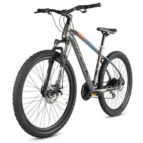 Image of CRADIAC - XC 900 GEN 3 | MTB 24 Gear Cycle | 29 INCH Alloy Cycle for Men | 24 Speed Mountain Bike with Aluminium Frame, Disc Brakes & Zoom Lockout Suspension Fork | 14+ Years & 5.8FT +, Unisex