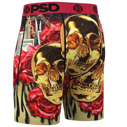 PSD Men's Gold Heads Boxer Briefs, Multi, S3