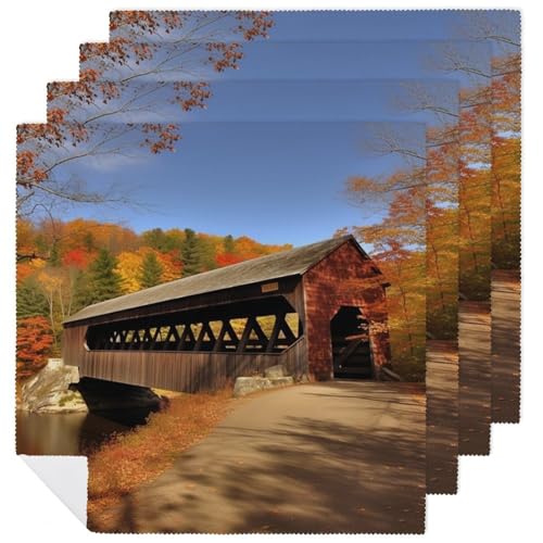 Servilletas de Tela Albany Covered Bridge Pack 4 miniatura 1