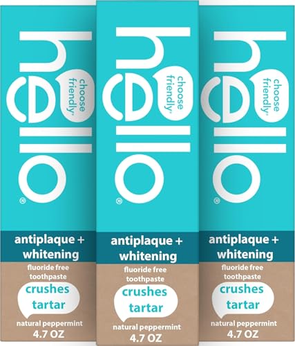 hello Antiplaque and Whitening Fluoride Free...