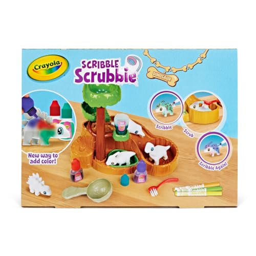Crayola Scribble Scrubbie Pets Dinosaur Waterslide, Dinosaur Toys for Kids, Pet Grooming Toy, Gifts for Boys & Girls, Ages 3+ - image 6