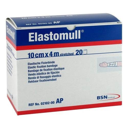BSN Medical Elastomull Pack di 20 rotoli di Benda di garza 4 m x 10 cm