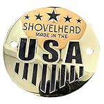 Shovelhead-Made-in-The-USA-Brass-Points-2-Hole-Timing-Cover-Harley-Davidson-1970-1984