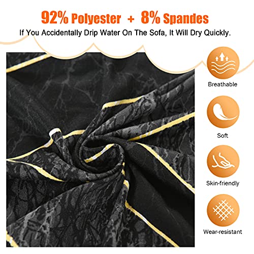 Livego L Shape Sofa Cover Sectional Couch Slipcover 2 Piece Stretchy Elastic 3 Seater Chaise Sofa Furniture Protector Slip Covers With 4Pcs Pillowcases For Living Room Pets Kids #TOP4