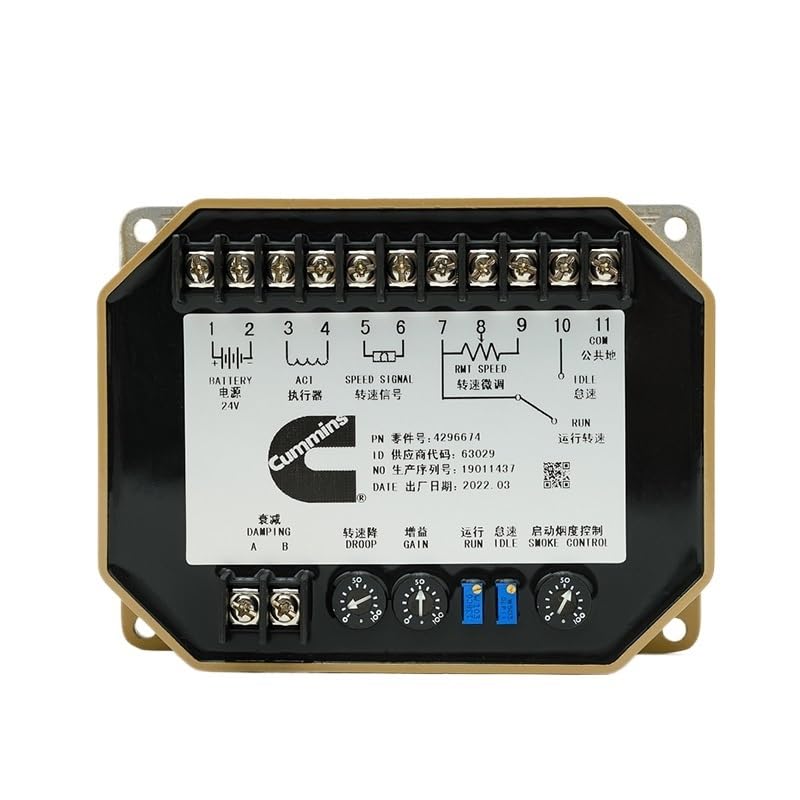 DWFSKZKV Ecm Electronic Speed Controller 4296674 Electronic Governor for Kta38 Diesel Engine