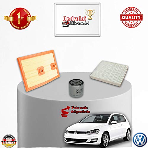 Kit tagliando filtri golf vii 1.4 tsi 90kw 122cv