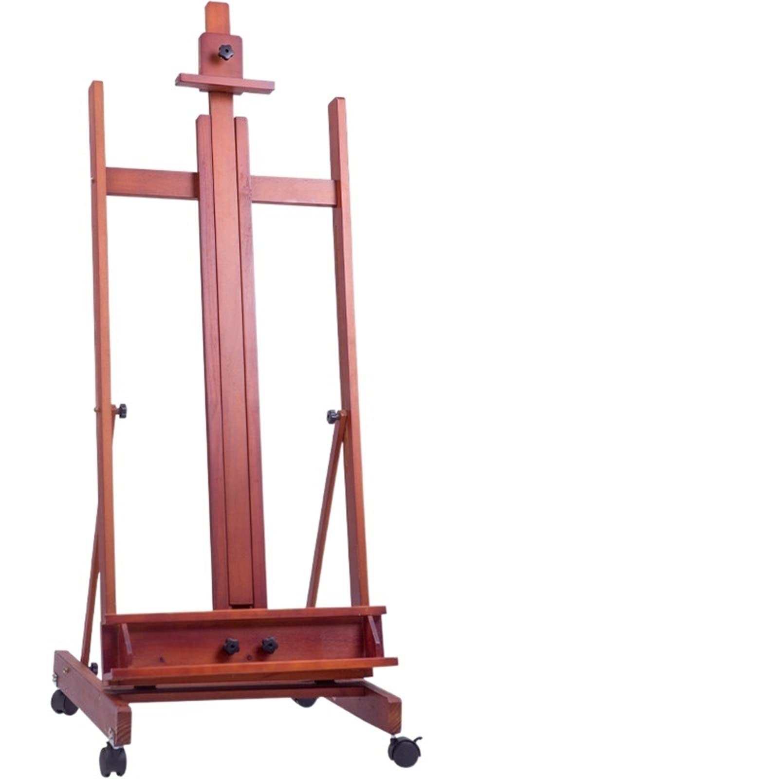 Txgjwra Easel Adjustable Beech Easel Gouache Painting Sketching Easel Mobile Oil Paint Billboard Bracket Stand Art Supplies Office Supplies,Skcnag3033