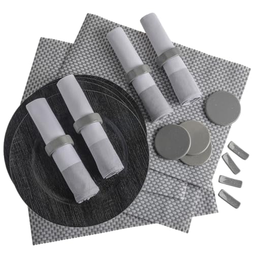 Designing Dining 24-Piece Service For 4 (Grey) (Grey)