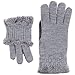 BYOS Womens Winter Boutique Fashion Cozy Warm Fleece Lined Gloves (Gray Lurex)