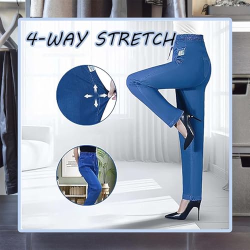 Aromia Global - Aromia Jeans Older Woman,2025 New Aromia High Waist Ultra-Stretch Mom Jeans,Janemore Comfy Jeans2