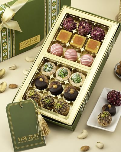 Image of HyperFoods Diwali Gifts for Family and Friends 18 Pcs Assorted Sweets Gift Corporate Gifts Diwali Gifts Sweets Gift Pack Corporate Gifts for Employees