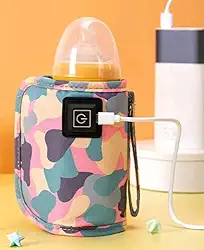 Aquecedor 3 niveis Mamadeira Veiculo/Carro Usb Portátil. (Rosa)