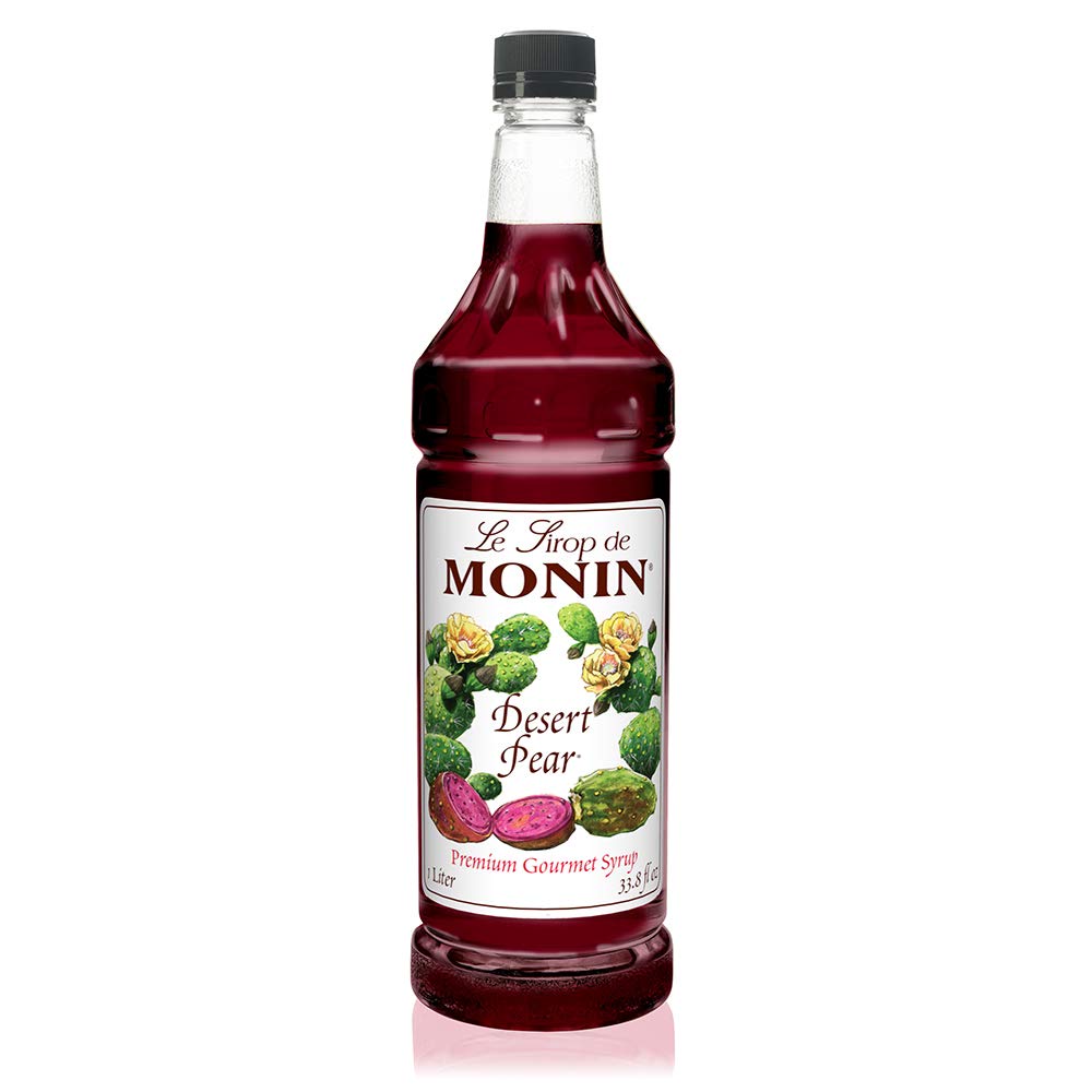 Monin Desert Pear Syrup, Bold Flavor of Prickly Pear Cactus, Natural