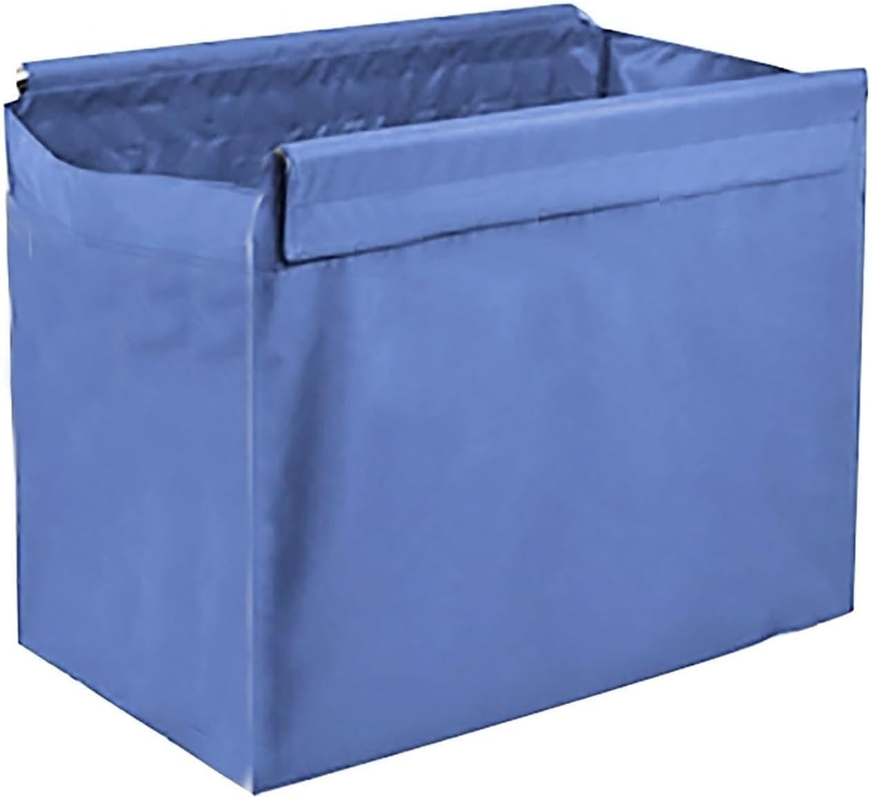 Laundry Cart Oxford Cloth Liner Bag, Large Capacity Commercial Laundry Cart Replacement Bags, for 350-400L Folding Commercial Basket Cart Trolley Replacement Bag(Blue,77 * 44 * 60cm)