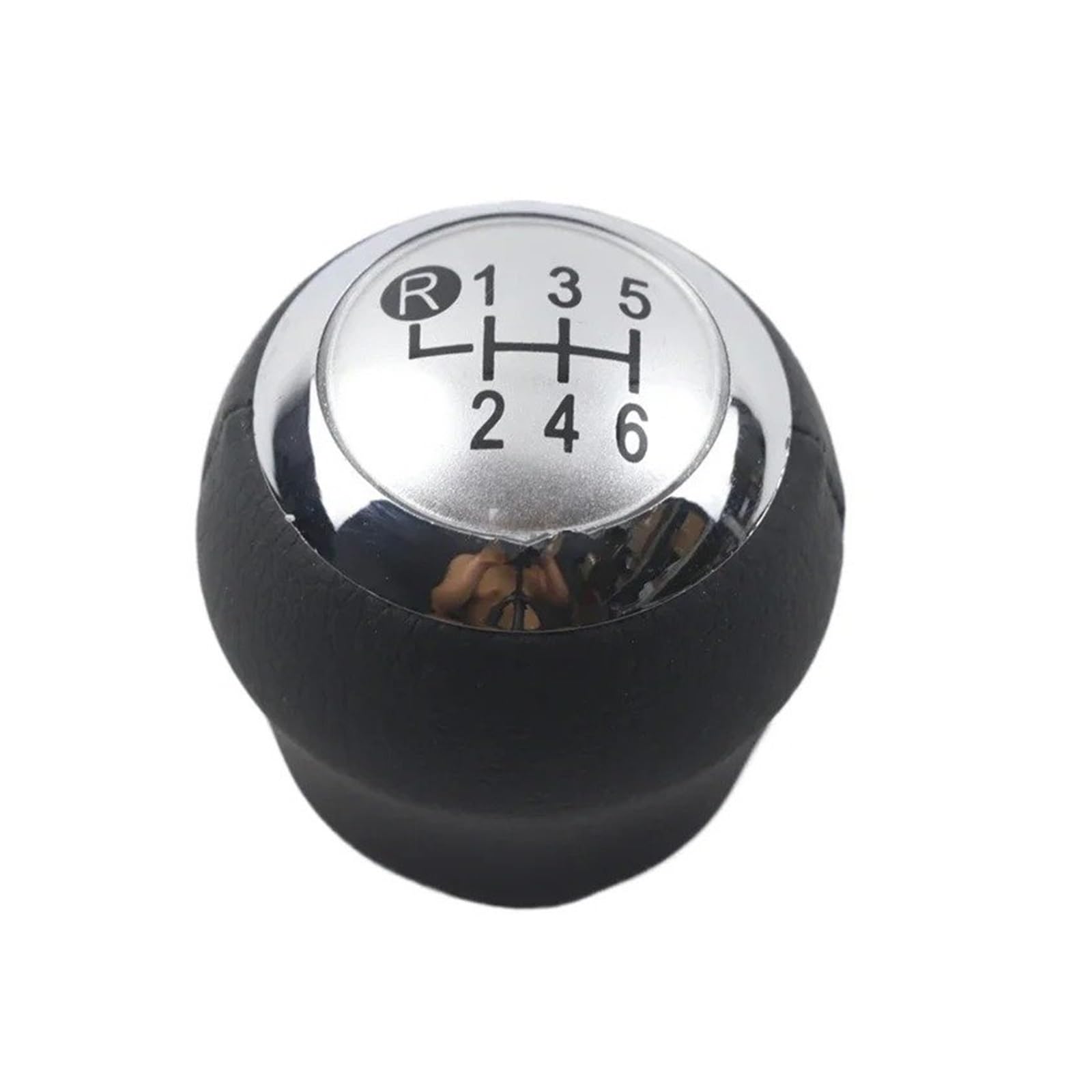 Jxewmtmc Silver 6-Speed For Toyota For Corolla For Yaris For Auris For Aygo For Avensis 5 6 Speed Manual Car Shifter Gear Stick Shift Knob Handball Gear Stick Shift Cover(Silver 6-Speed)