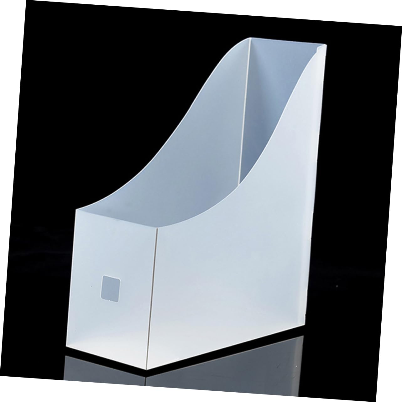 5pezzi Organizer Da Scrivania Trasparente Per Documenti Cartelle e Lettere Struttura Resistente e Design Moderno Per Ufficio e Scuola