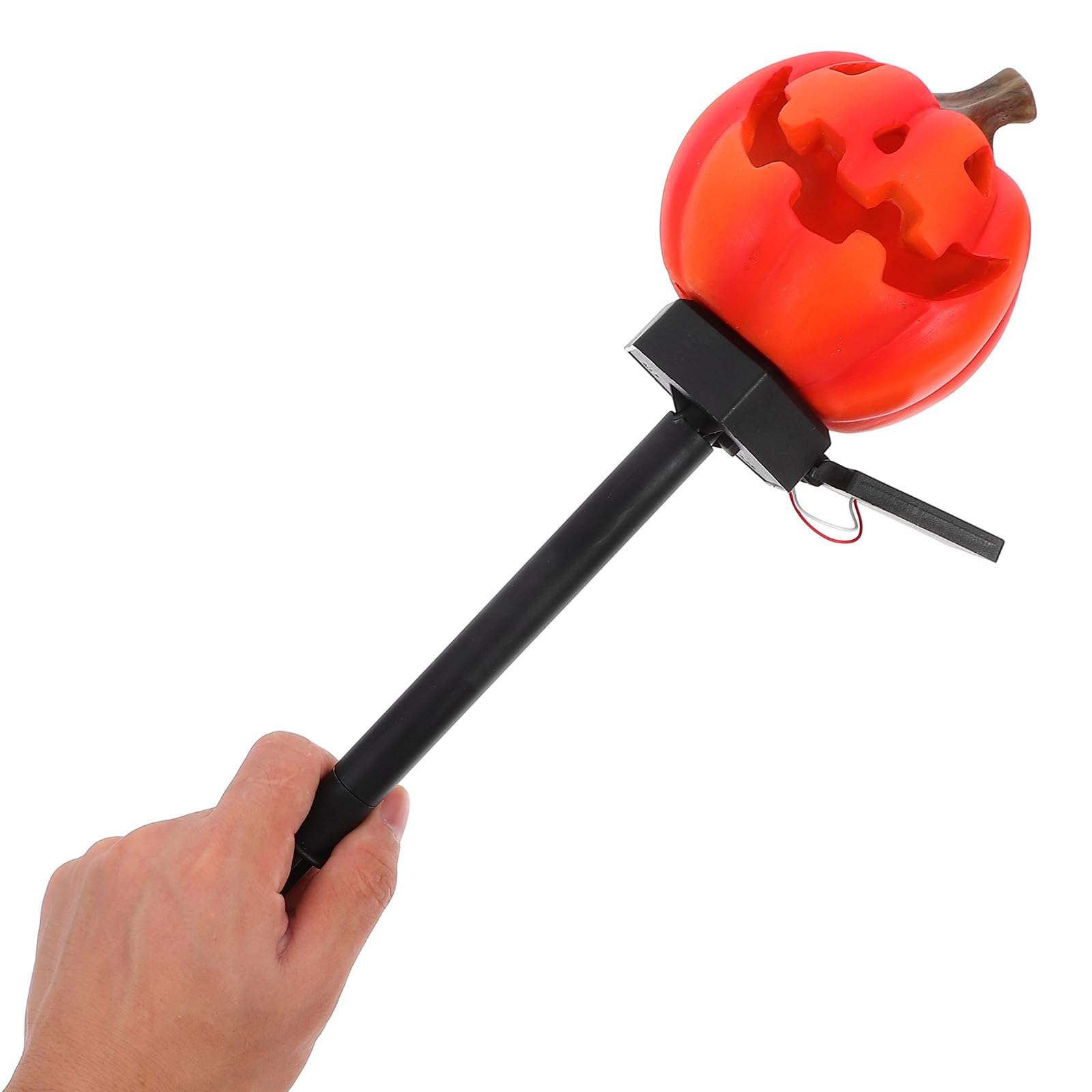 VALICLUD Solarbetriebene Kürbis Gartenstecker Lichter 2 Stück für Draußen | Kunststoff und Kunstharz, Ip55 Schutz, Automatische Aufladung, Halloween Feier, Patio und Außenbereich