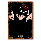 Babymetal ポスター ヴィンテージ メタル アルミニウム 看板 ブリキ看板 ホームインテリア ガレージ 男 洞窟 ウォールアート 12インチ x 8インチ