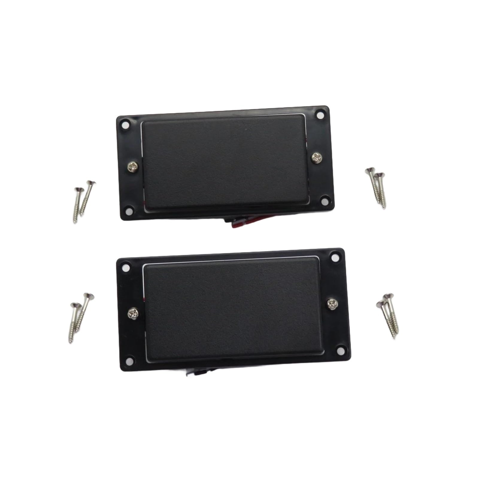 Przetwornik Do Gitary Elektrycznej Aktywny Zestaw Przetworników Gitarowych | Przetworniki Humbucker przy gryfie i mostku do gitary elektrycznej w kolorze czarnym