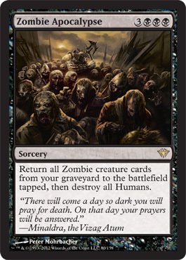 マジック：ザ・ギャザリング Magic The Gathering Apocalypse Magic The Gathering - Zombie Apocalypse (80) - Dark