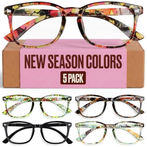 Image of CCVOO Reading Glasses for Women, Eye glasses, Blue Light Readers for Women, Cheaters