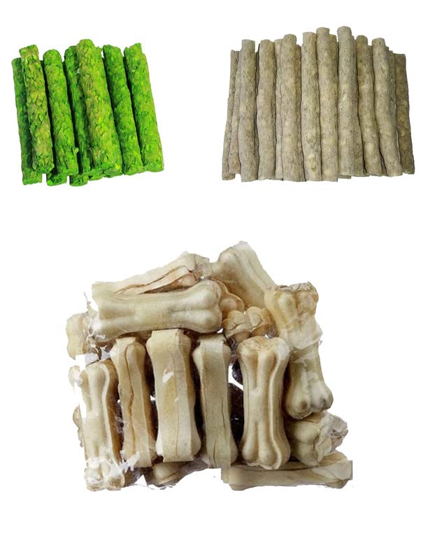 Pet D Dog Chew Sticks Munchie Stick Mix Flavors Pack, Dogs Snacks, Treats, Mint Natural Combo 4" Bone in Small Pack Sizes (200Gram) (B09ZJB4FN9) Amazon Price History, Amazon Price Tracker