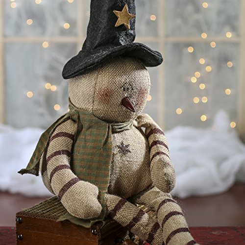 Sweet-Weighted-Primitive-Burlap-Snowman-Doll-by-Factory-Direct-Craft-Rustic-Plump-Snowman-for-Christmas-Decorations-and-Holiday-Gifting Sweet Weighted Primitive Burlap Snowman Doll by Factory Direct Craft Rustic Plump Snowman for Christmas Decorations and Holiday Gifting