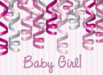 Baby Girl : Welcome Baby Guest Book / Message Book / Keepsake / Baby Gift Log / Baby Shower / Memorabilia for Friends and Family to Write in, Mum Motherhood, Dad, Parents 70 Formatted Pages with Space