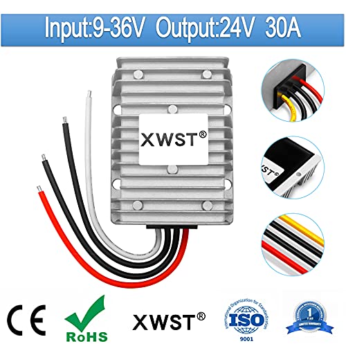 DC DC Stabilizer 9V-36V to 13.8V Boost Buck Converter 30A 414W Waterproof Automatic Voltage Regulator Auto Step Up Down 13.8V Volt Transformer Module2