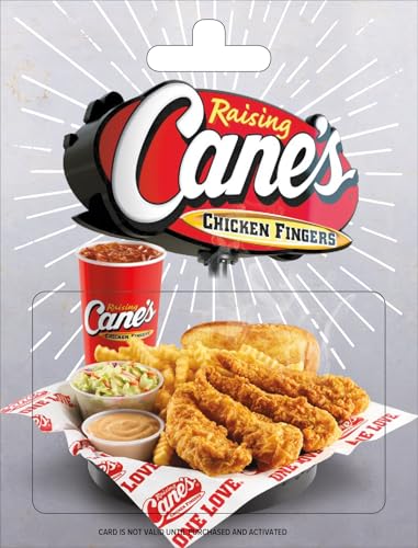 Raising Cane's Physical Gift Card