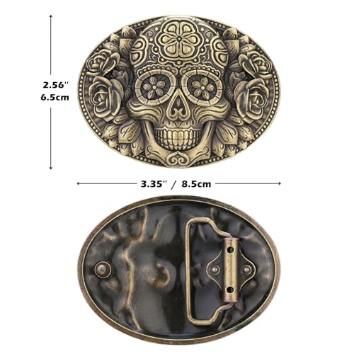 Image of Western Cowboy Vintage Rodeo Cross Prayer Horse Belt Buckle Men