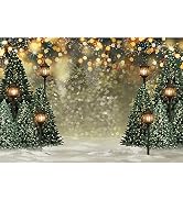 Aoihrraan 2,2x1,5m Sfondo di Natale Pupazzo di Neve Casa in Legno Candele Snowland Legno Muro Fotografia Sfondo Natale Capodanno Festa Bambini Compleanno Decorazione Bambini Ritratto Puntelli Foto