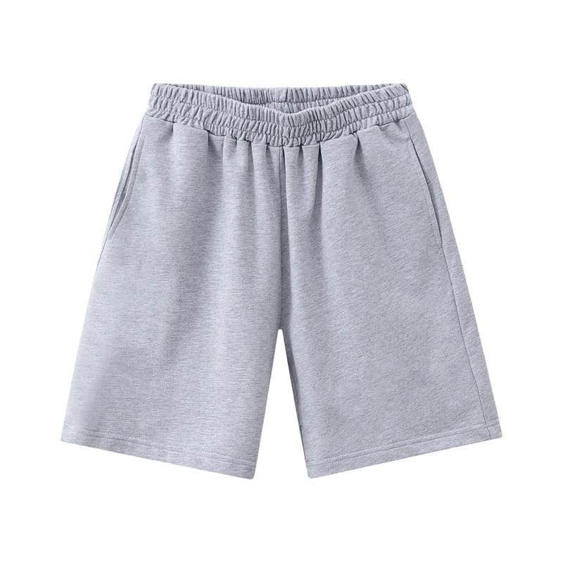 T.H.L.S Kids Boys Girls Cotton Shorts for Summer Casual Athletic Running Jogger with Side Pockets2