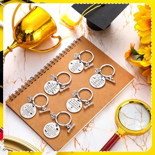 Image of Landical 12 Pcs Graduation Gifts for Her Him Class of 2026 Gifts Keychain Bulk for College High School Gifts for Women Men