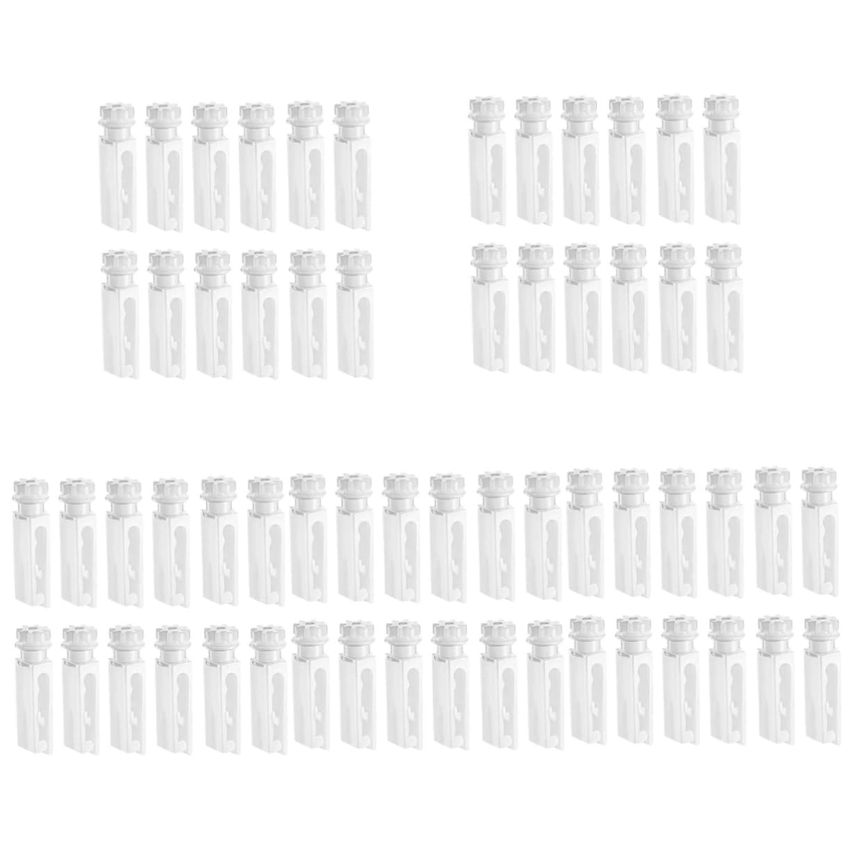 PRETYZOOM 60sets Linguette Riparazione Per Tende Ricambio Per Persiane Compatibili e Facili Installare e