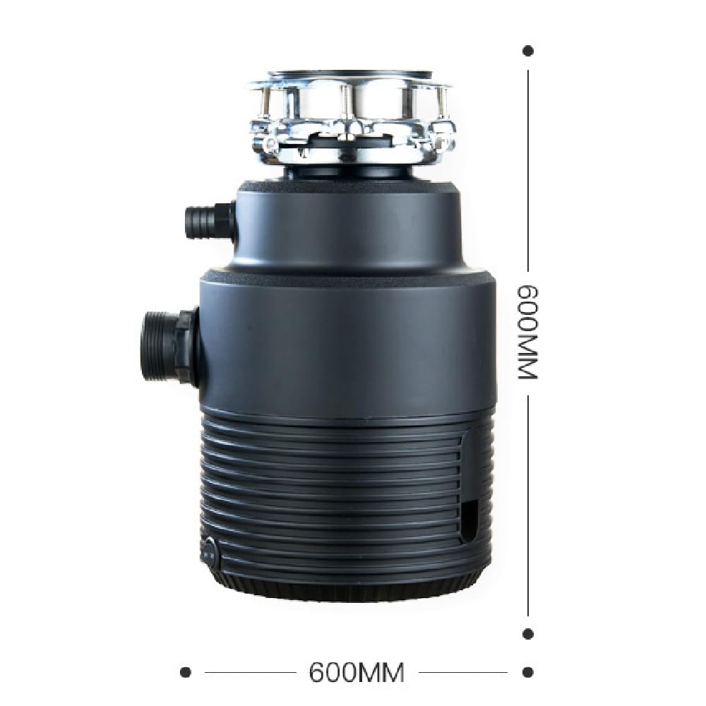 Disposición de residuos de Alimentos de alimentación Continua, triturador de Basura de Cocina de 860W con conexión para lavavajillas, reducción de Sonido de Acero Inoxidable