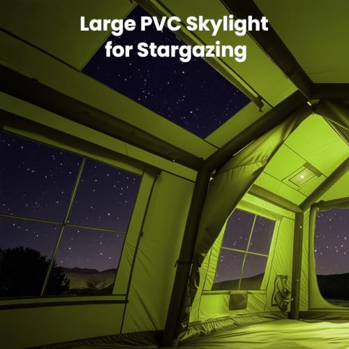 Image of Inflatable Tents for Camping, Blow Up Tent with Stove Jack, Ytaoeo Hot Tent