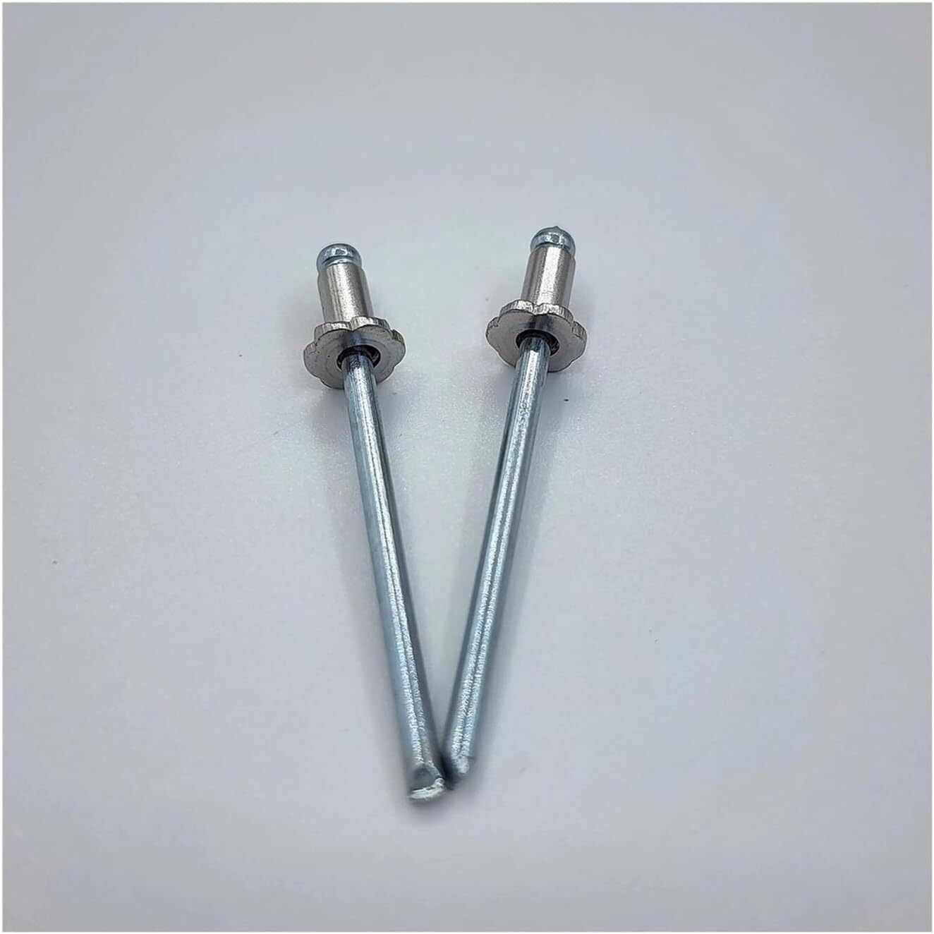 Blindniet, Edelstahl-Rosettennieten, Türschild-Bolzen, Ersatzzubehör, Silber, 5 cm, 2 Stück