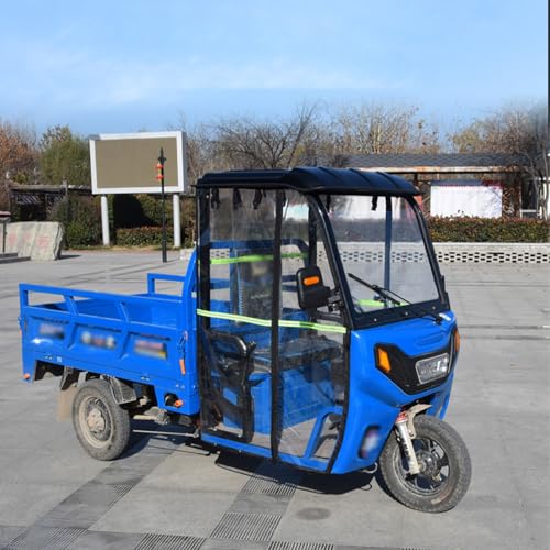 Dreiradabdeckung, Trike-Abdeckung mit Markisenabdeckung, Kipplaster, regenfeste Plane, für Outdoor-Reiten, ideal für den Transport von elektrisch betriebenen Dreirädern
